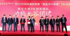 918博天堂2018年第四季度“谁是918博天堂英雄”PK兑现大会